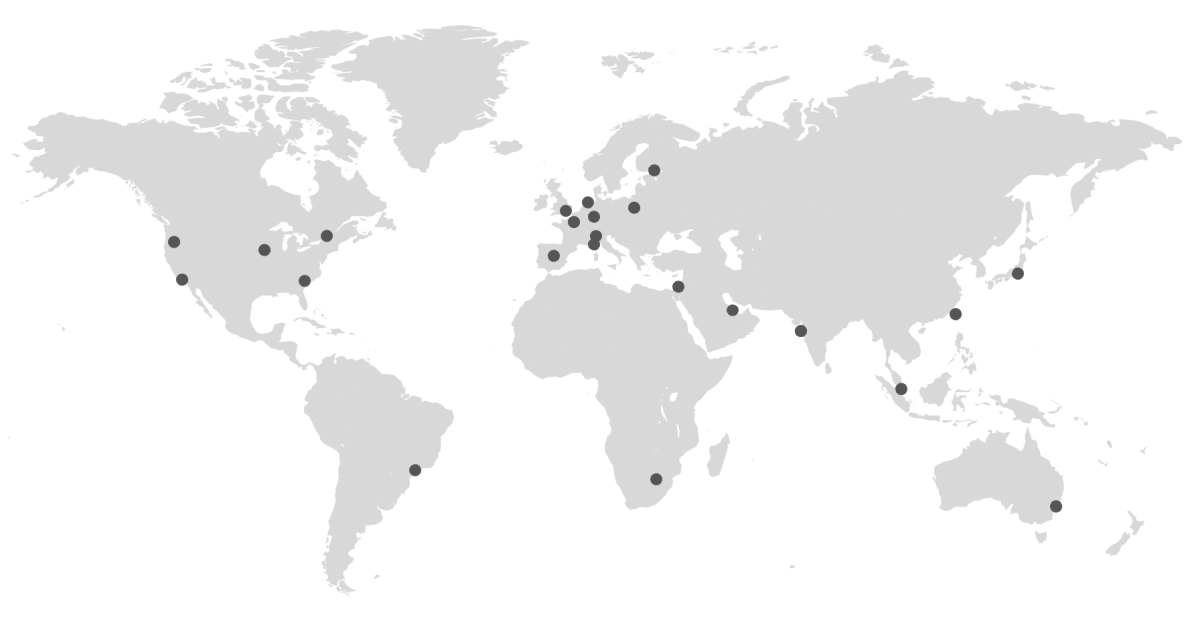 Global test locations of DebugBear