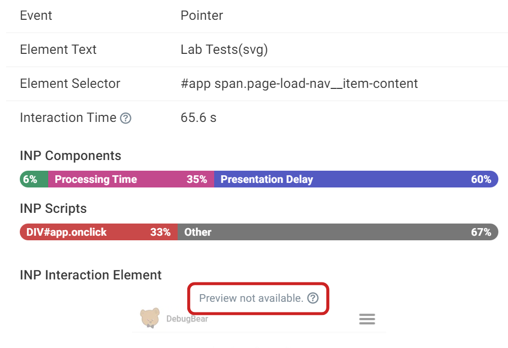 Element not found example