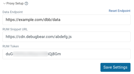 DebugBear RUM proxy configuration