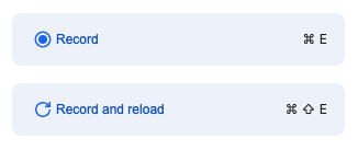 Record and reload in DevTools