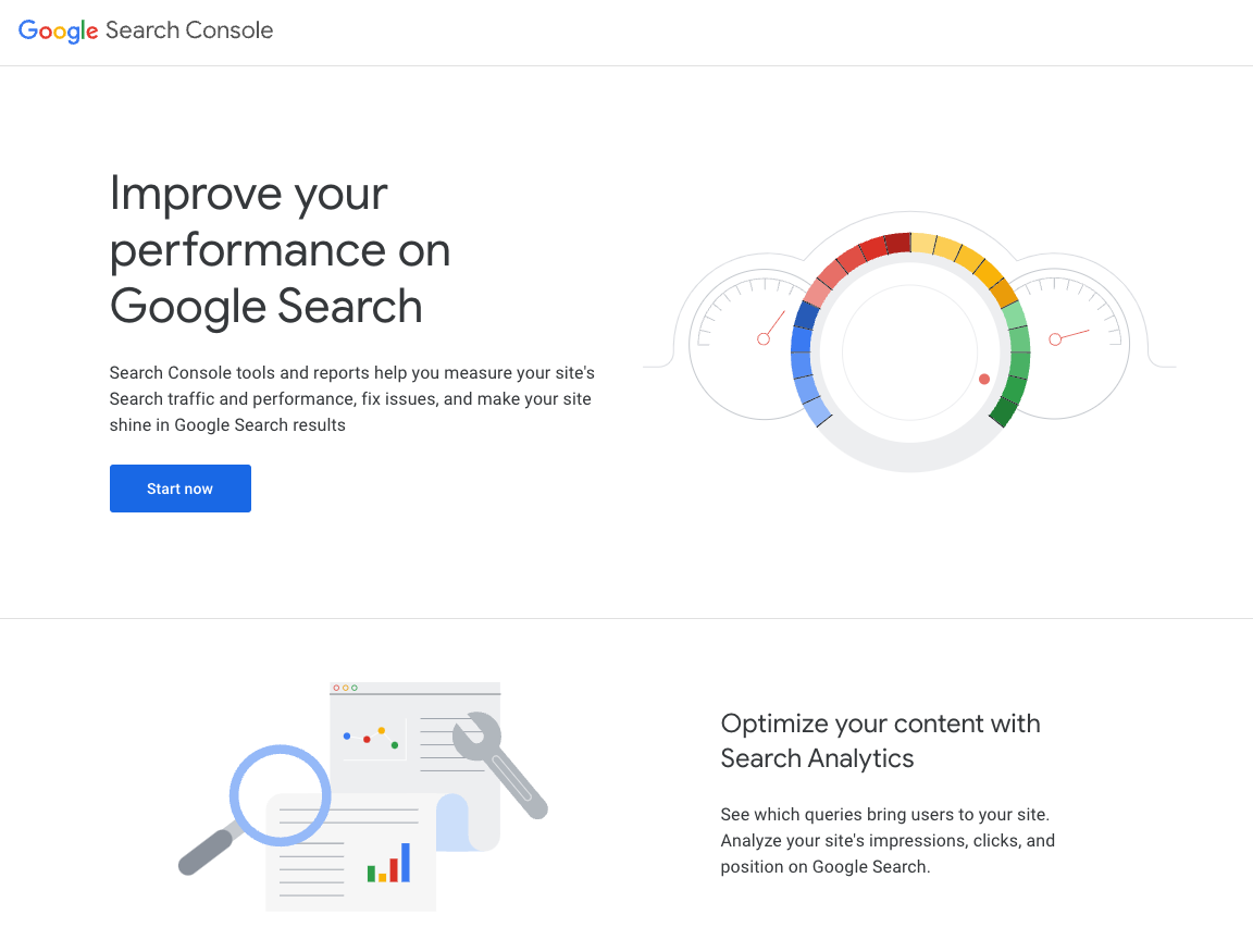 Search console Google search performance