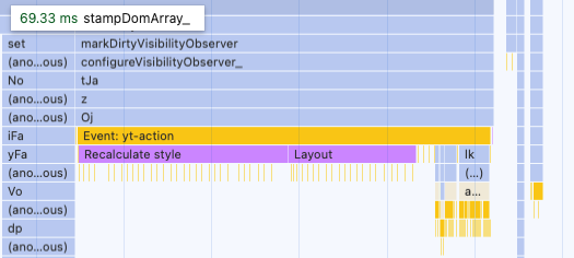 Chrome DevTools main thread