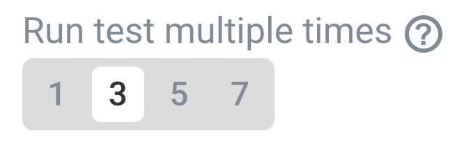 Run experiment multiple times option