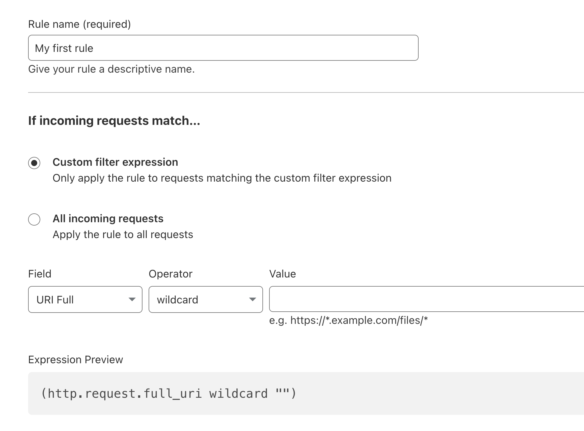 Cloudflare cache rules