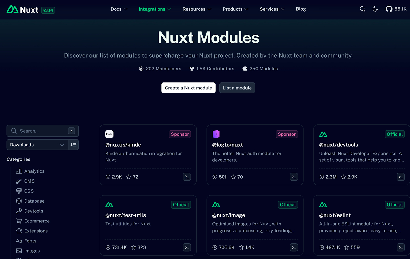 Nuxt modules