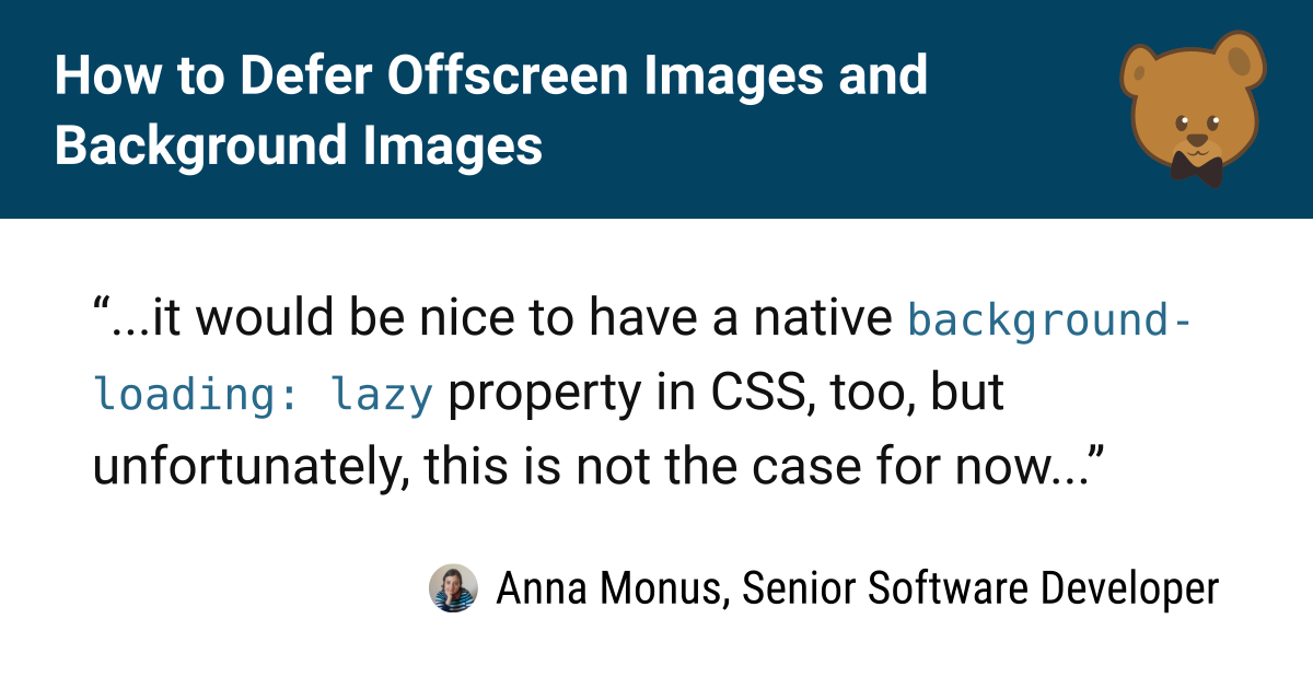 Poster for How to Defer Offscreen Images and Background Images | DebugBear