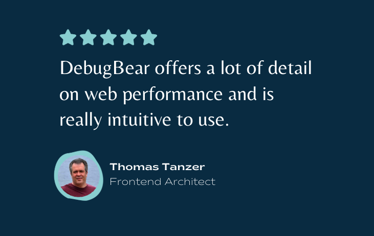 DebugBear testimonial