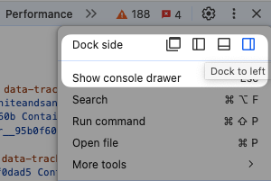 DevTools docking change