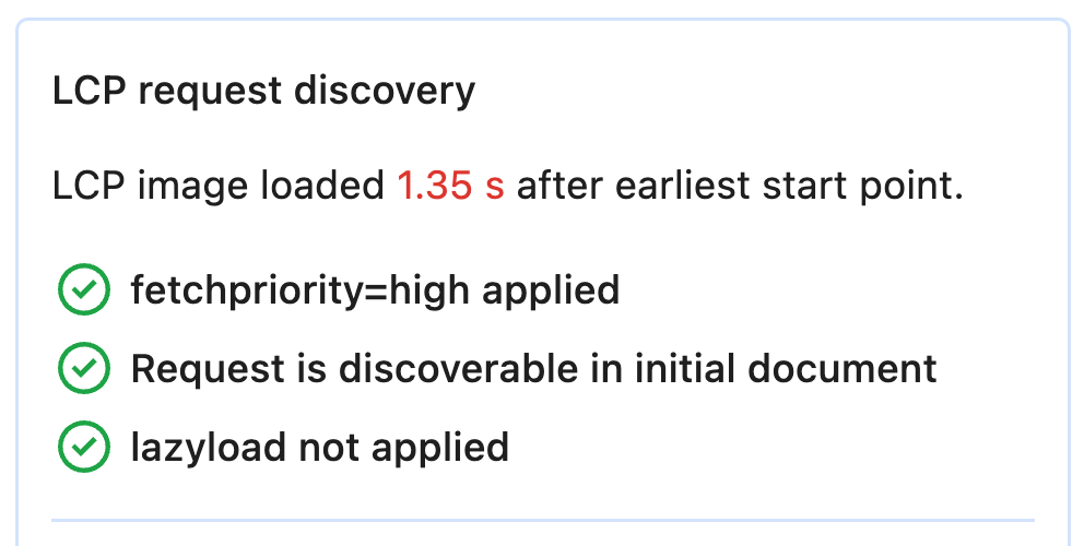 LCP Requests Discovery