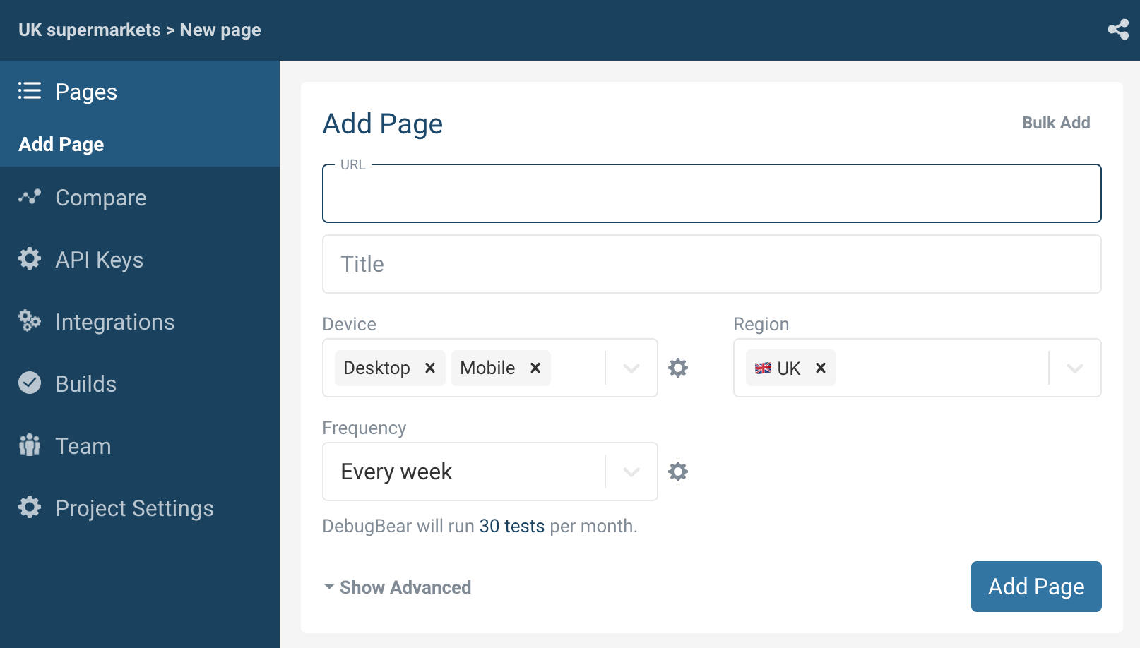 How to set up Lighthouse monitoring